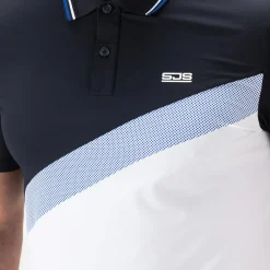 Sjeng Sports  Braxon tennispolo heren dark blue