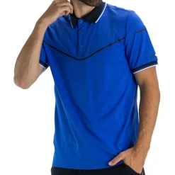 Sjeng Sports Hyde tennispolo heren blue neon