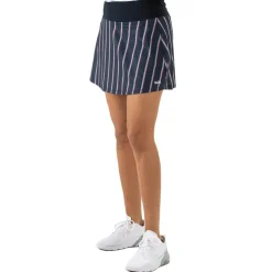Sjeng Sports  Leanne skort dames dark blue stripes