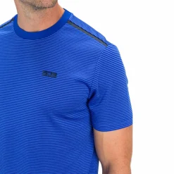 Sjeng Sports  Tex tennisshirt heren blue neon
