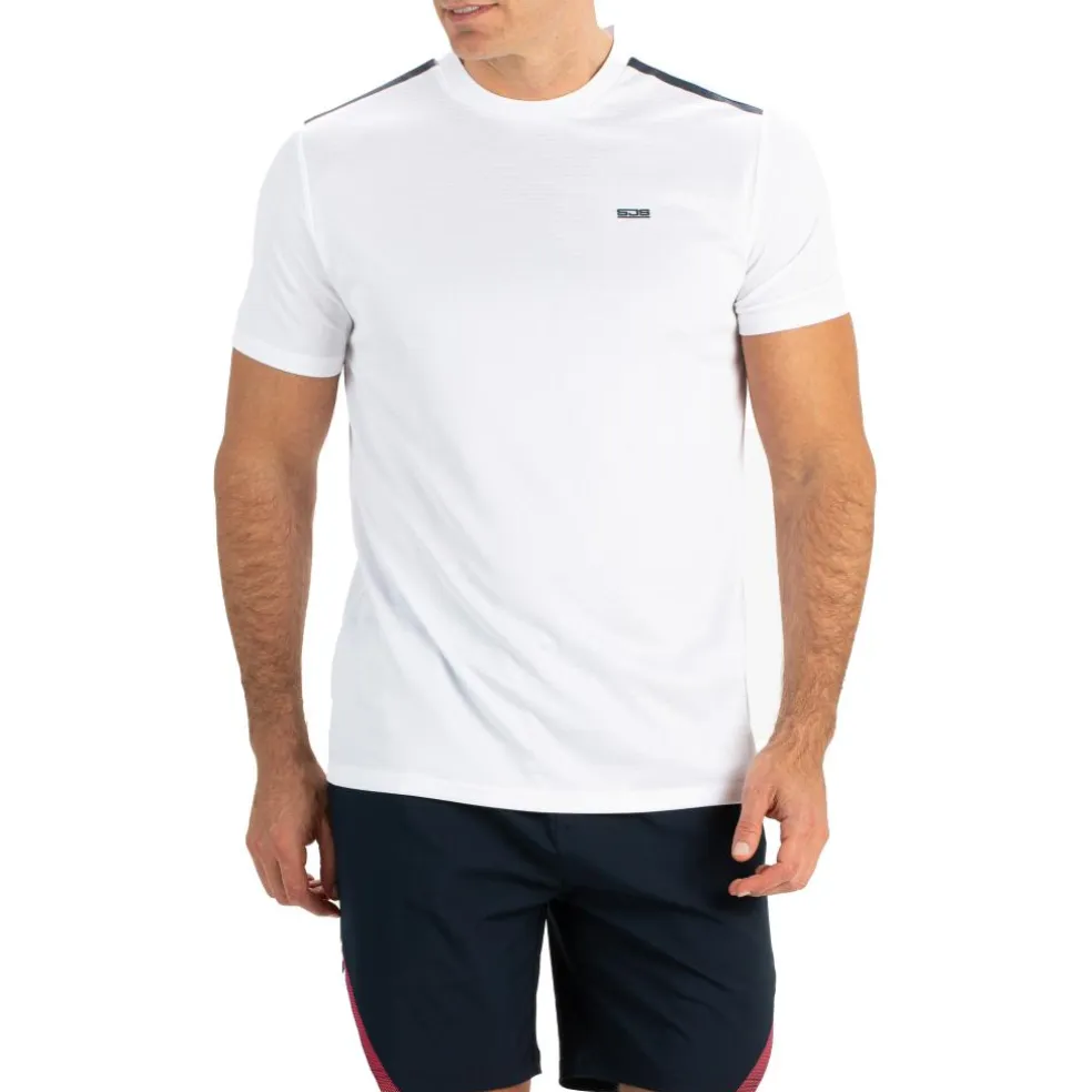 Sjeng Sports Tex tennisshirt real white