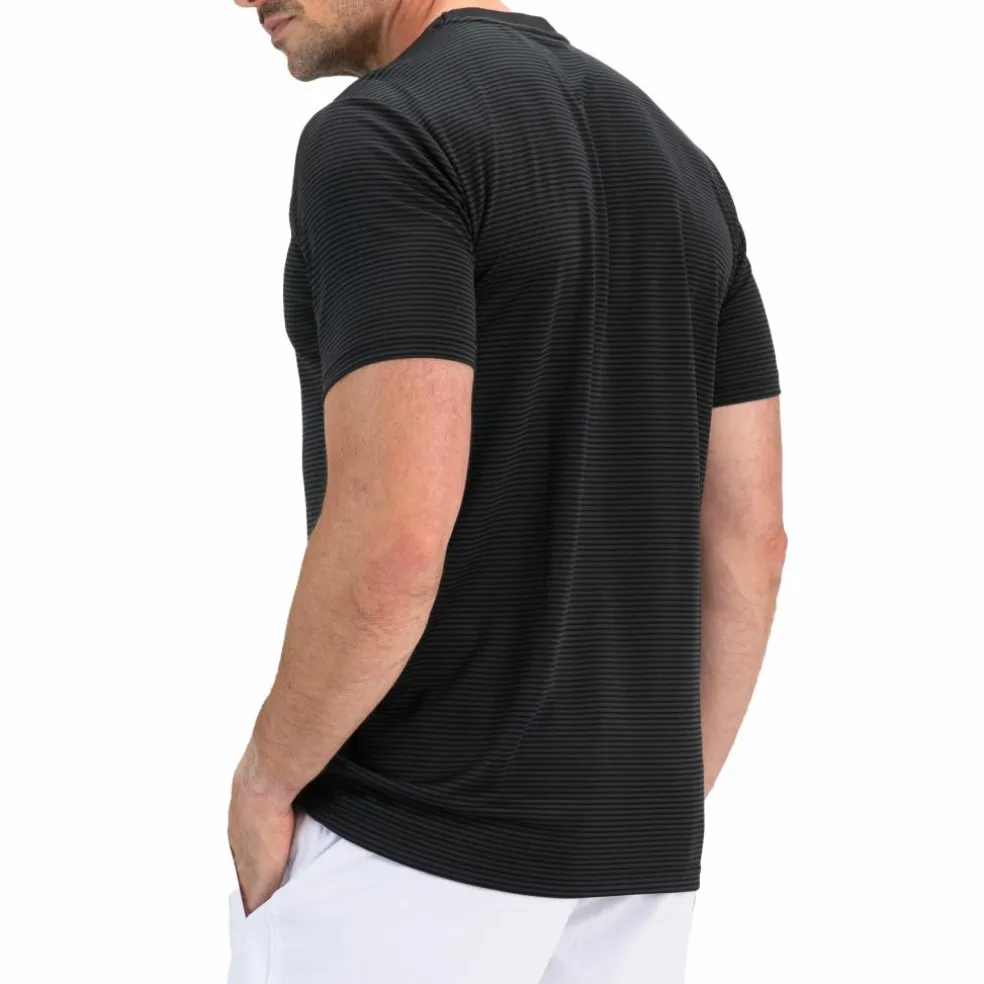 Sjeng Sports Tex tennisshirt heren black