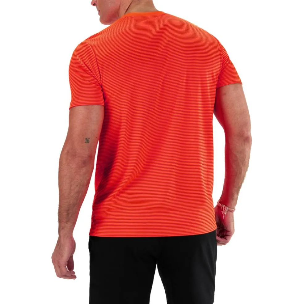 Sjeng Sports Tex tennisshirt heren bright tangerine