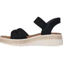 Skechers Slip-ins: BOBS Sun Ray sandalen dames black