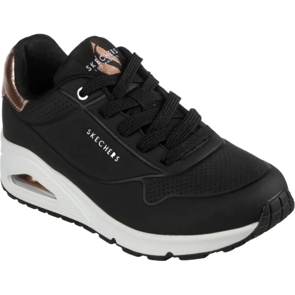 Skechers Uno - Golden Air schoenen dames zwart