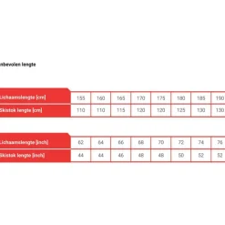 Slokki Skistokken zwart - 125 cm