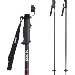 Slokki Skistokken zwart - 120 cm