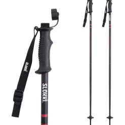 Slokki Skistokken zwart - 130 cm