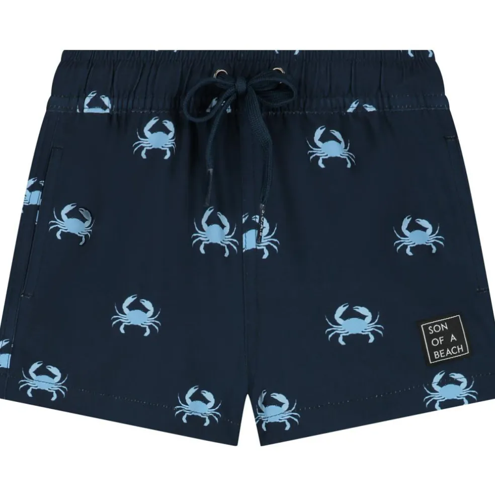 Son of a Beach Crabs zwembroek junior dark blue