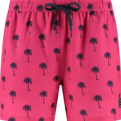 Son of a Beach  Palmtree zwembroek heren pink