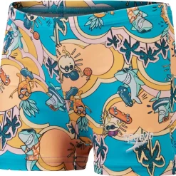 Speedo Digital Allover zwemboxer junior blue yellow