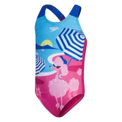 Speedo Digital Printed badpak junior pink blue
