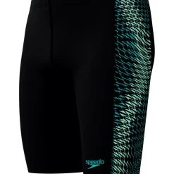 Speedo Endurance+ MAX Tech Panel Jammer zwemboxer heren black turquoise