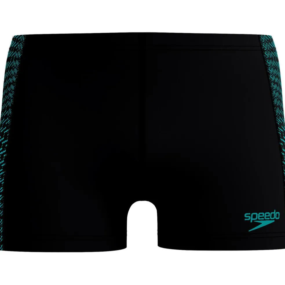 Speedo Endurance+ MAX Tech Panel zwemboxer heren black turquoise