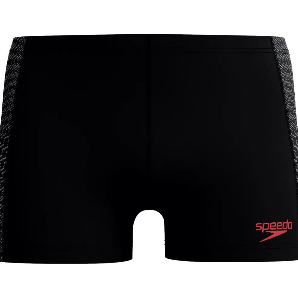 Speedo Endurance+ Tech Panel zwemboxer heren black red