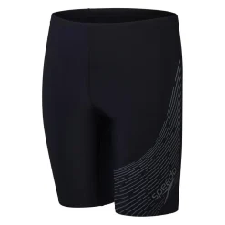 Speedo Medley Logo zwemboxer junior black grey