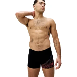 Speedo Medley Logo zwemboxer heren orange black