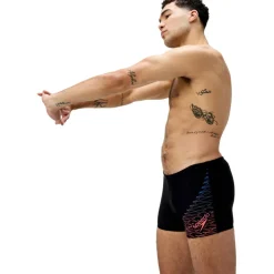 Speedo Medley Logo zwemboxer heren orange black