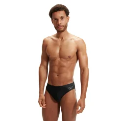Speedo Medley Logo zwemslip heren black grey