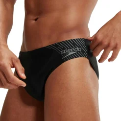Speedo Medley Logo zwemslip heren black grey