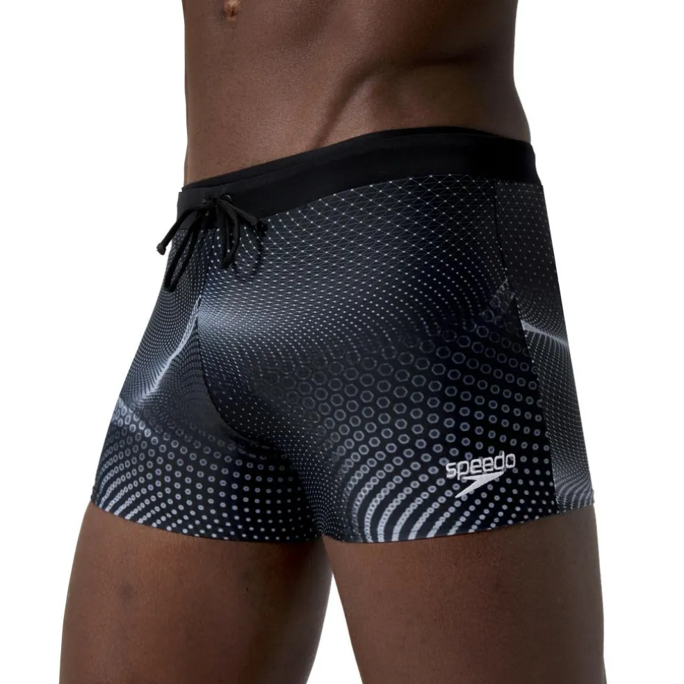 Speedo Valmilton Allover zwemboxer heren black grey