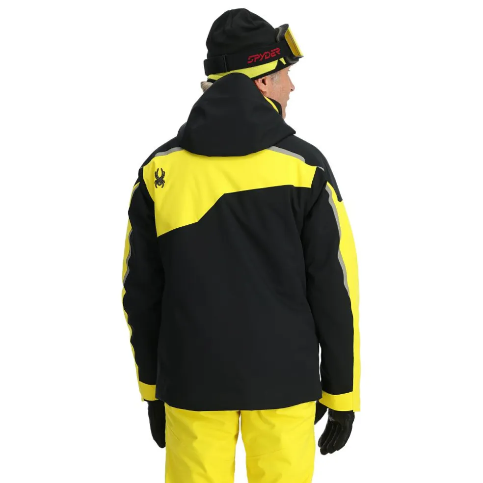 Spyder Leader winterjas heren acid yellow