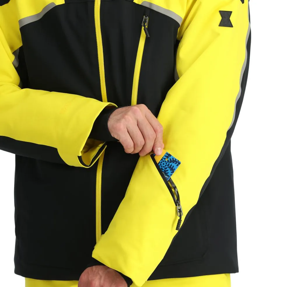 Spyder Leader winterjas heren acid yellow