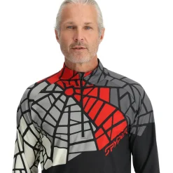 Spyder Legacy Half Zip skipully heren black