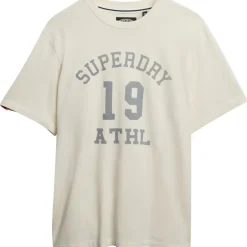 Superdry Athletic Essential shirt heren desert bone off white