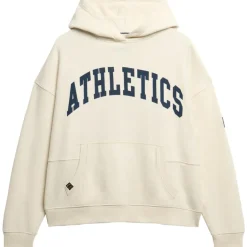 Superdry Athletic Essentials hoodie dames desert bone off white