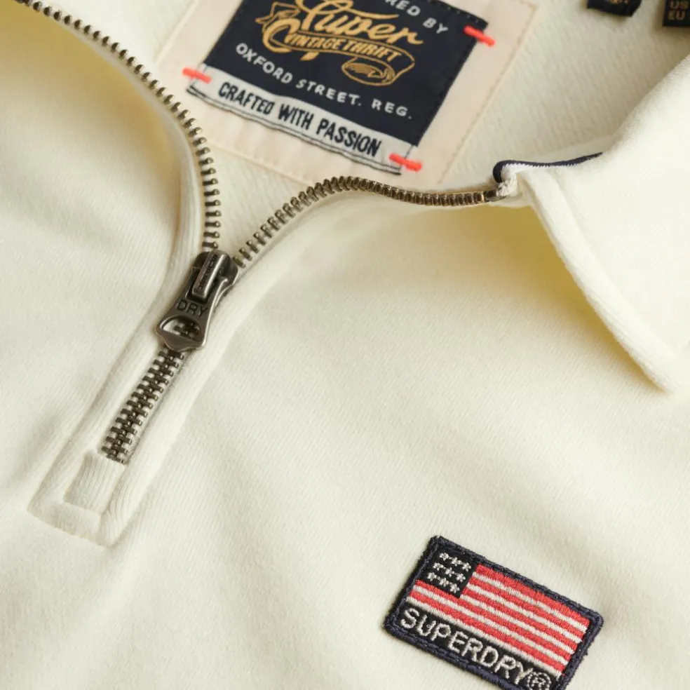 Superdry Athletic Essentials sweater dames off white