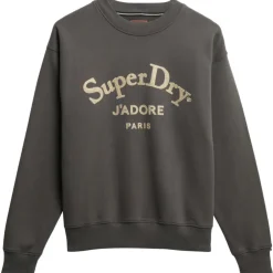 Superdry Brand Mark sweater dames vintage black