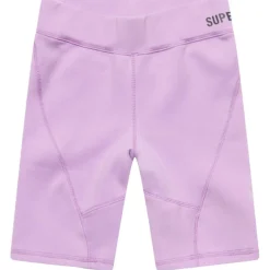 Superdry Code Tech Biker short dames mid lilac