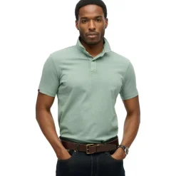 Superdry Essential polo heren slate grey