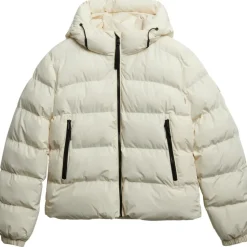 Superdry Puffer winterjas dames off white