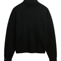 Superdry Slouchy sweater dames black twist