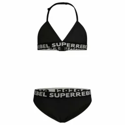 SuperRebel Isla triangle bikini junior black
