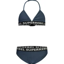 SuperRebel Isla Triangle bikini junior navy
