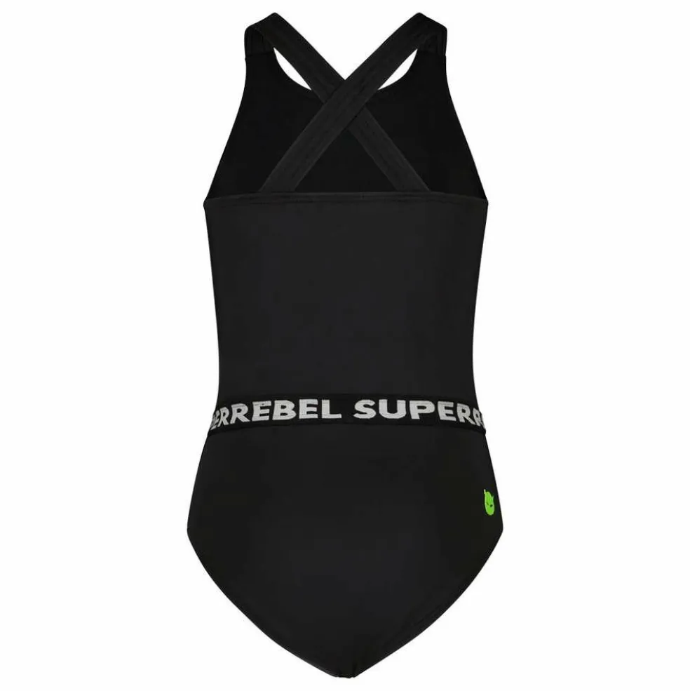 SuperRebel Pisa badpak junior black