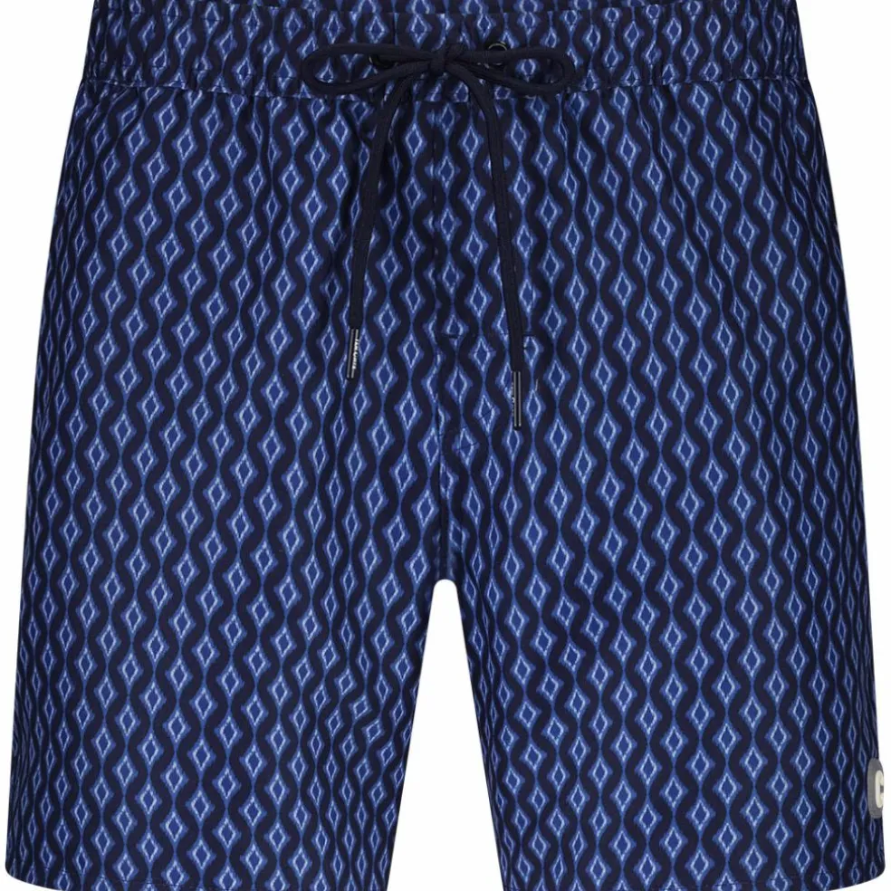 Ten Cate Beach Zwembroek heren navy ikat