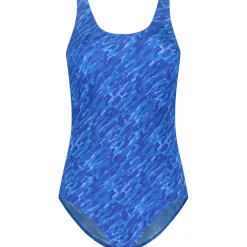 Ten Cate Swim  Soft Cup badpak dames paint stripes blue
