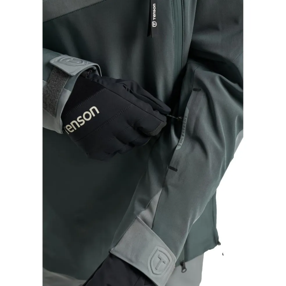 Tenson Aerismo JackoRak winterjas heren coal green shell