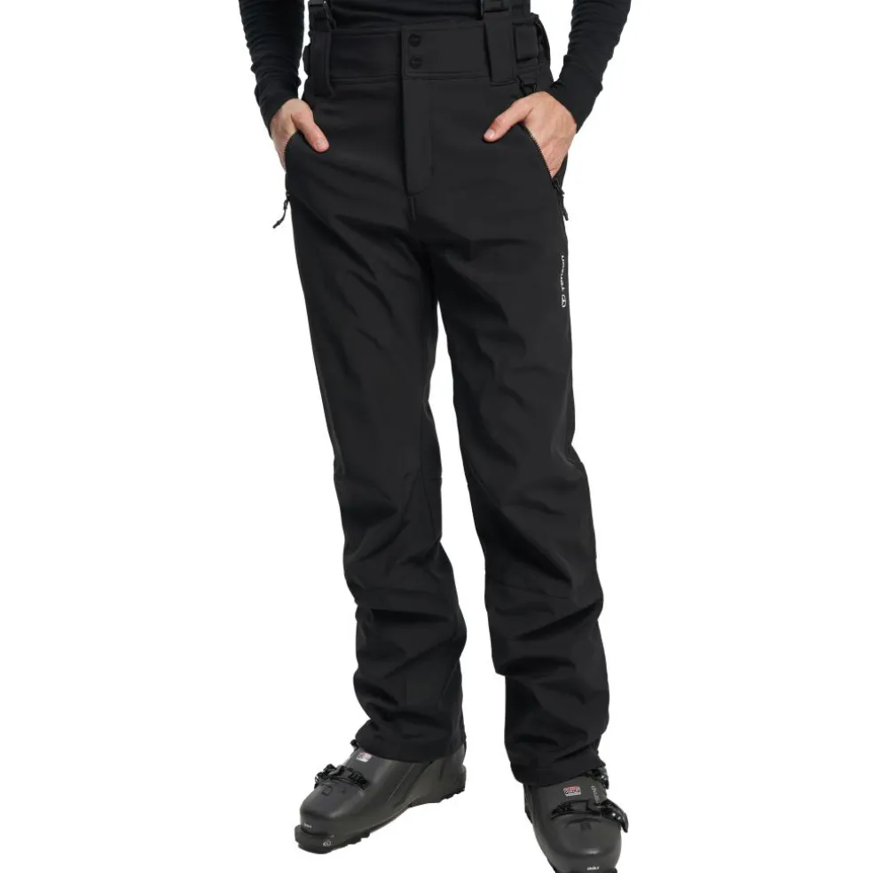 Tenson Cygnus softshell skibroek heren black