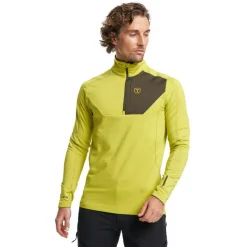 Tenson TXlite Half Zip skipully heren acid lemon