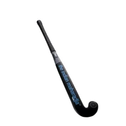 The Indian Maharadja  Blade Mid Bow zaalhockeystick junior mulberry wood black blue