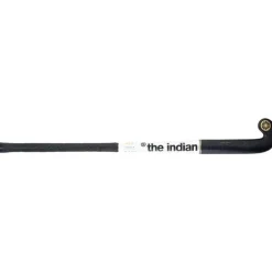 The Indian Maharadja  Gold Pro Mid Bow zaalhockeystick junior black white gold foil