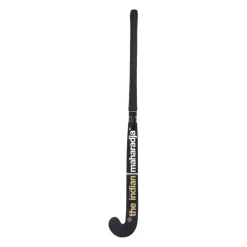 The Indian Maharadja  Gold 95 Pro Bow hockeystick black gold