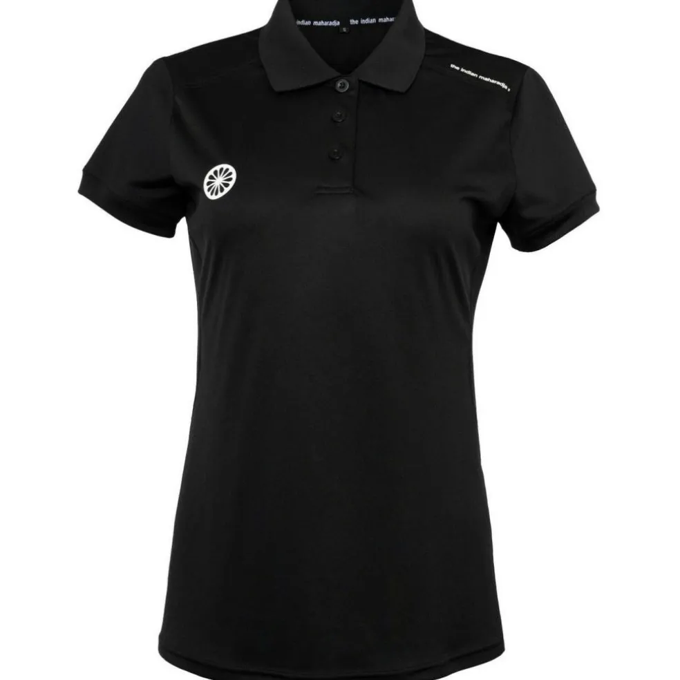 The Indian Maharadja Jaipur Performance Girls Polo hockeyshirt junior black