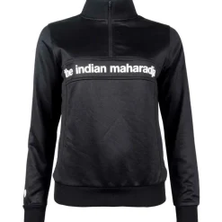The Indian Maharadja  Poly Terry Half Zip hockeytrui dames black
