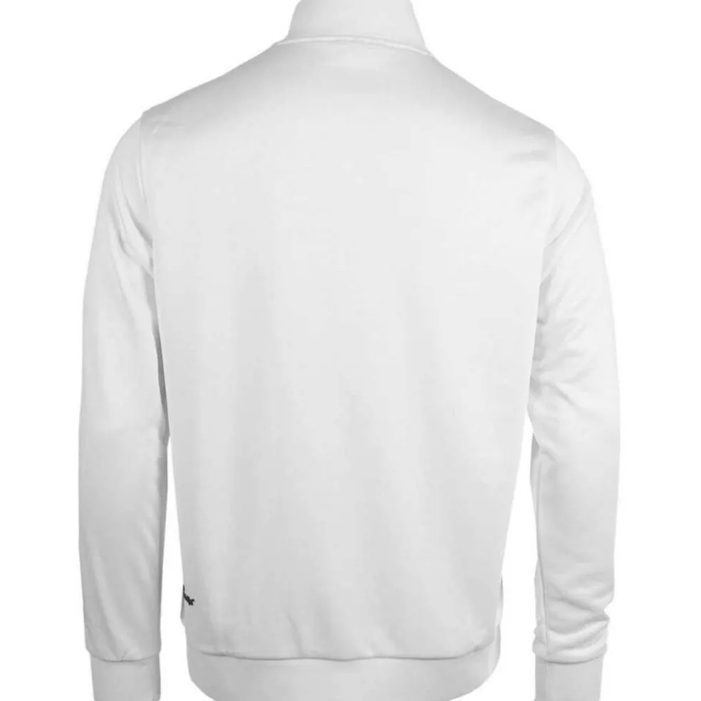 The Indian Maharadja Poly Terry Half Zip hockeytrui heren white